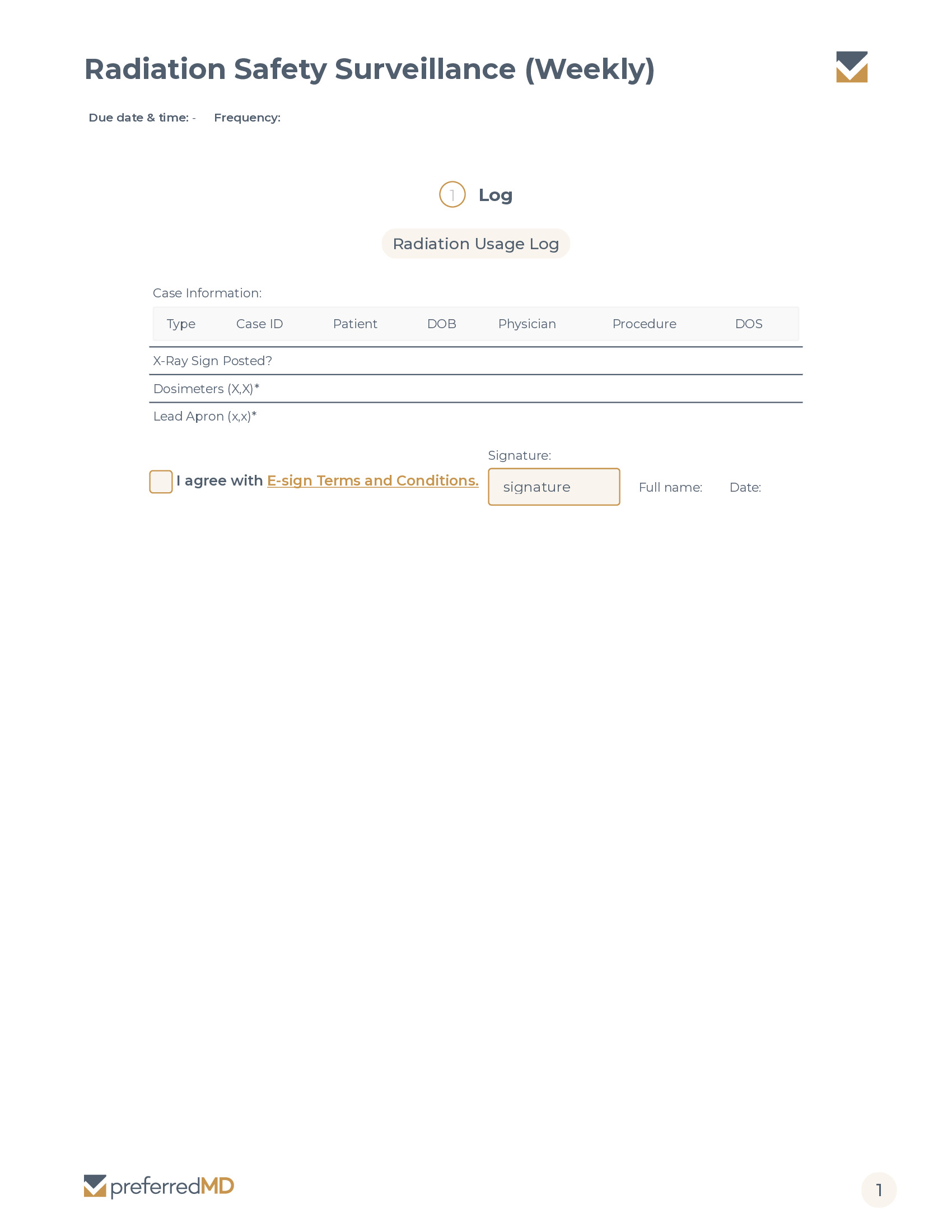 Radiation Safety Surveillance template PDF